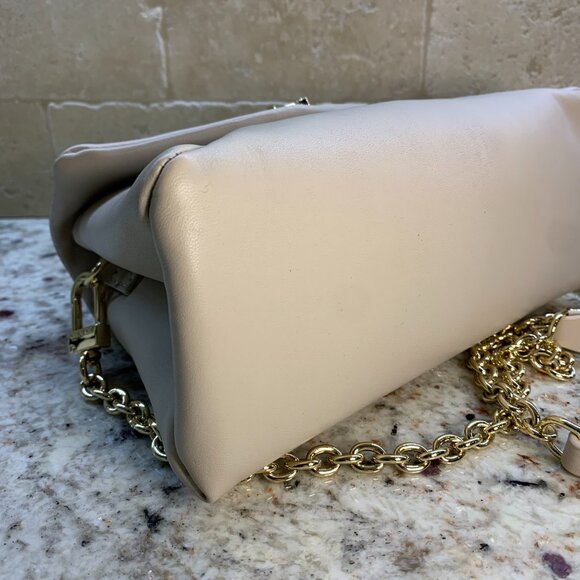 NWT Ted Baker Poppy Leather Satchel Cream - Picture 6 of 8